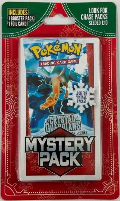 Pokemon TCG Trading Card Game Mystery Gems Single Pack, 1:10 Chase Seeded Pack, Includes 1 Booster Pack and 1 Foil Card