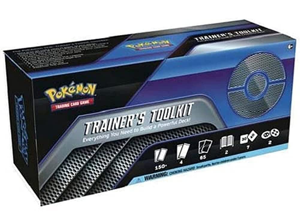 612RaJ5K_fL Pokemon TCG 2021 Trainers Toolkit Box - 4 Booster Packs Plus Trainers and promos! for 6 years old - Image 1