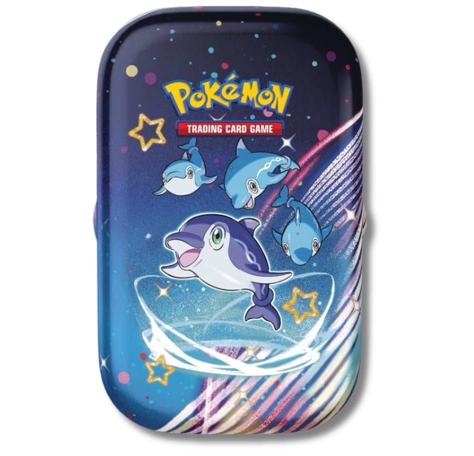 61O1kFhx3fL Pokemon Scarlet & Violet Paldean Fates Mini Tin | Palafin - Image 1