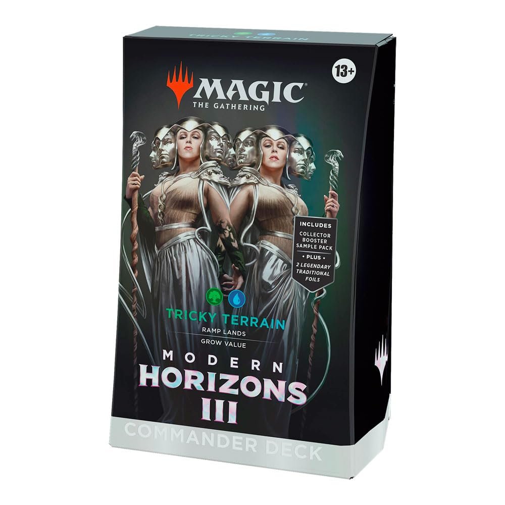 61RG5-ekRdL Wizards of The Coast Modern Horizons 3 Tricky Terrain Commander Deck - Magic The Gathering - EN - Image 1