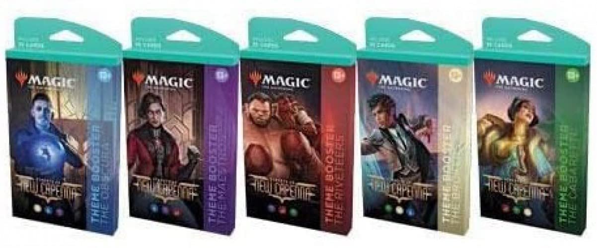 61T39a18RZL MTG Magic the Gathering Streets of New Capenna Theme Boosters: All 5 Jumbo Packs - Image 1
