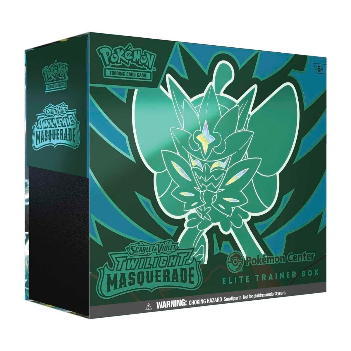 61pEYDW4teL Pokemon TCG: Scarlet & Violet - Twilight Masquerade Pokemon Center Elite Trainer Box Teal Mask Ogerpon - Image 1