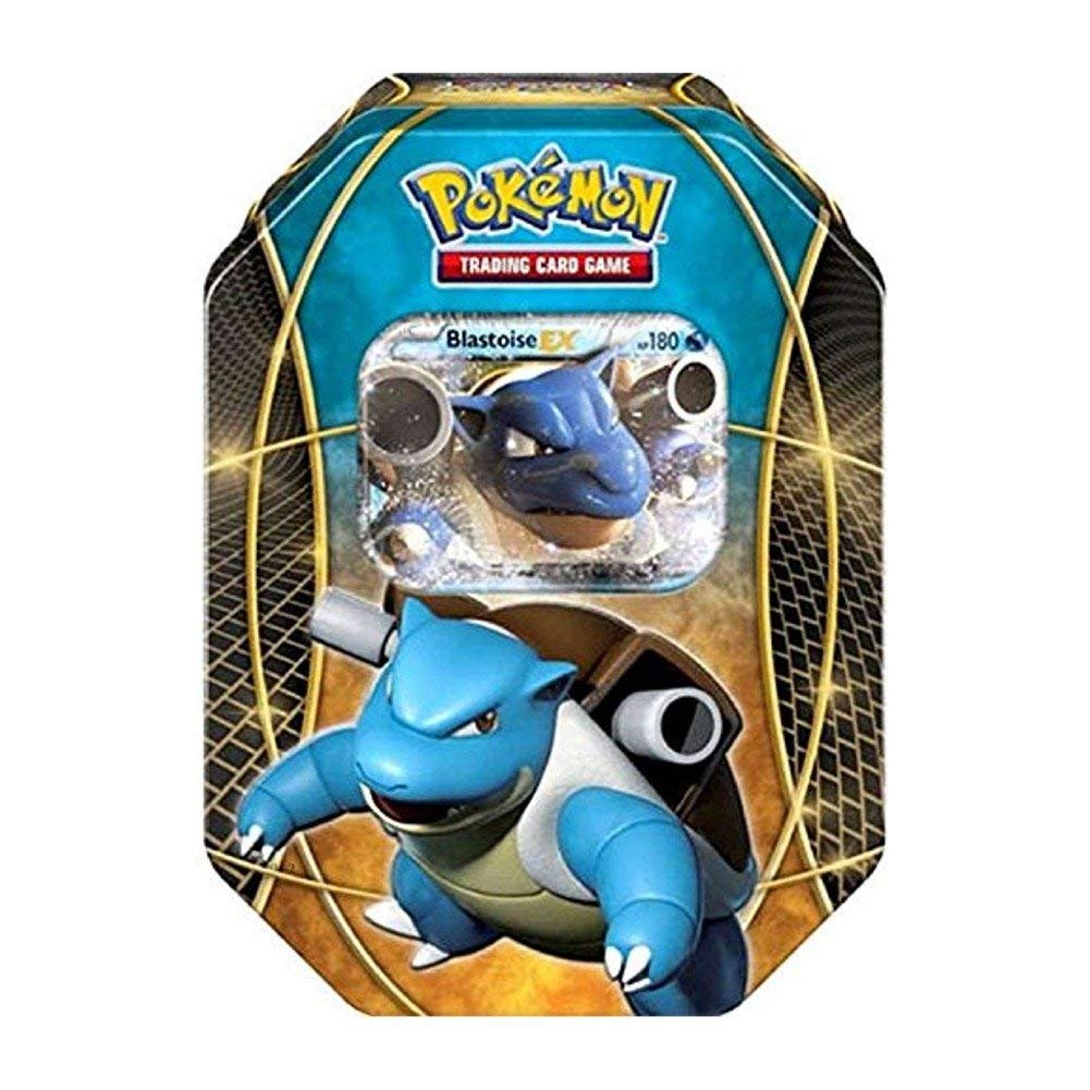 61yZGkqwLOL Pokemon Blastoise EX Power Trios Tin Card Game - Image 1