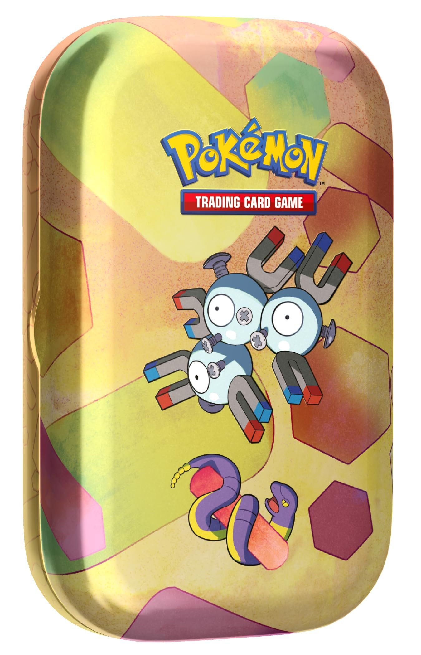 715A2WJlfJL Pokémon TCG: Scarlet & Violet—151 Mini Tin – Magneton (2 Booster Packs, 1 Coin & 1 Art Card) - Image 1