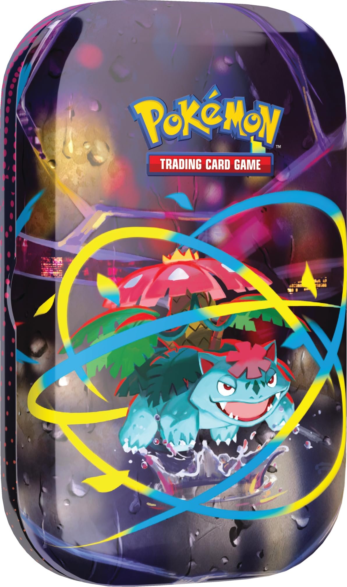 716Svtrky1L Pokémon TCG: Mega Heroes Mini Tin – Mega Venasuar (1 Sticker, 1 Art Card & 2 Booster Packs) - Image 1