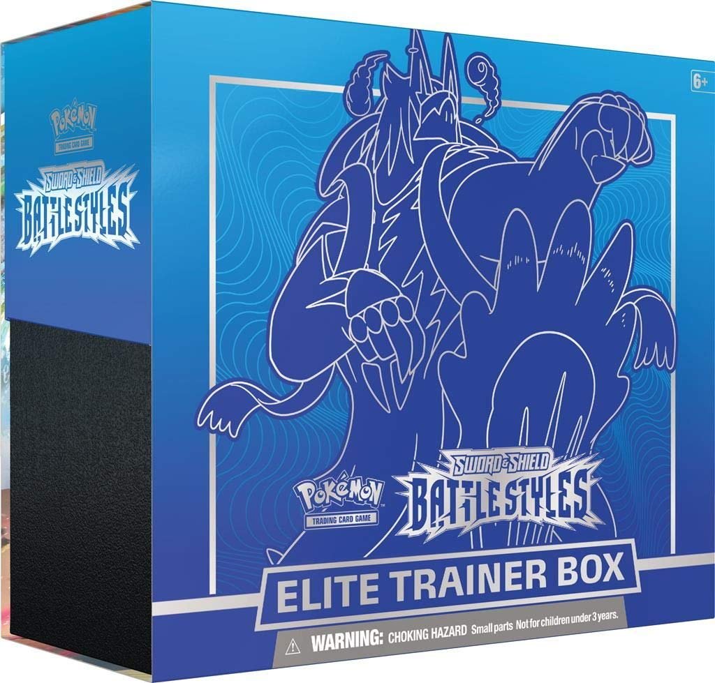717D7hKmlcL-1 Pokemon TCG: Sword & Shield - Battle Styles Elite Trainer Box - Blue - Image 1