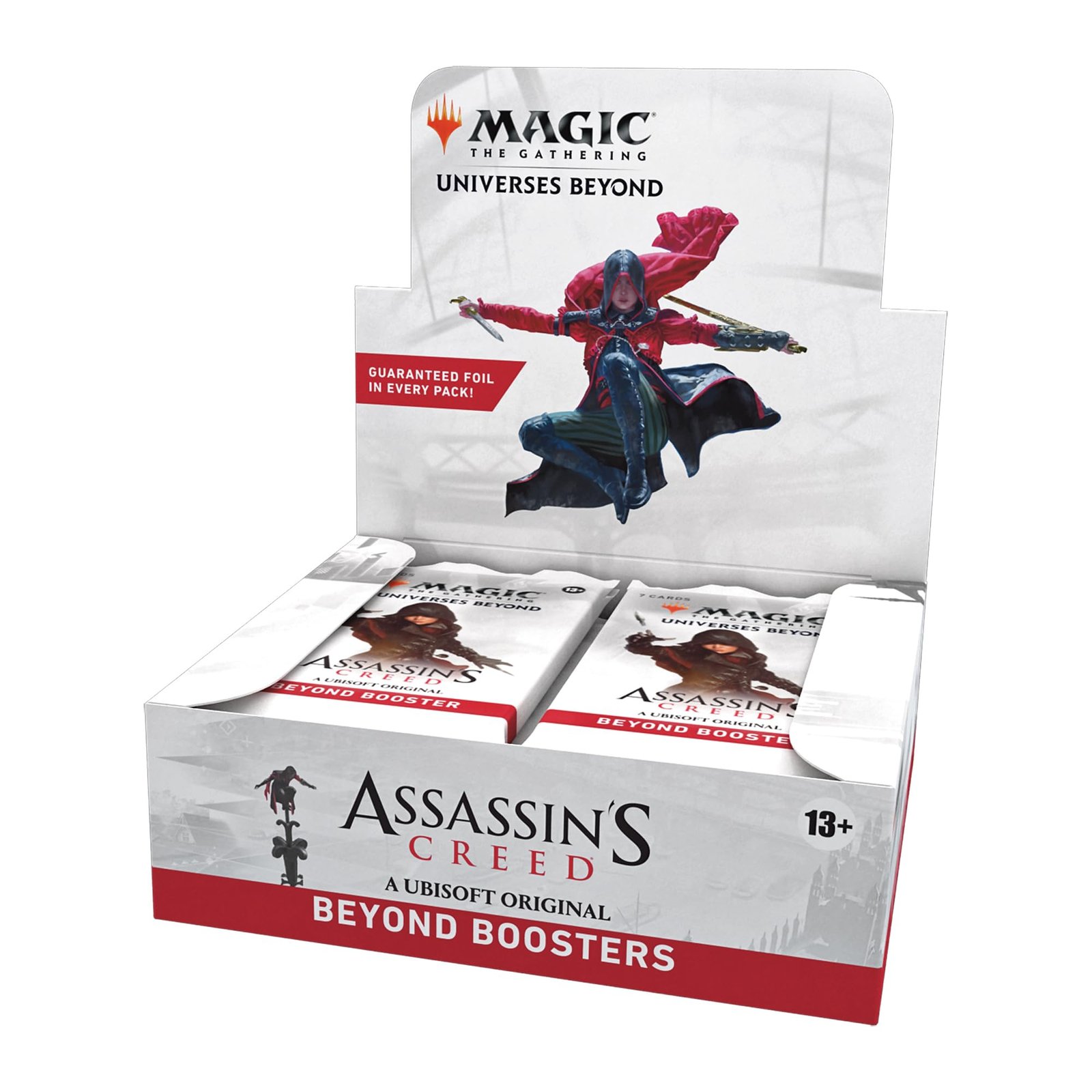 Magic: The Gathering Assassin's Creed Infinity Booster Box | 24 Infinite Booster Packs (7 Cards in Each Booster) | Trading Card Game for Players 13+