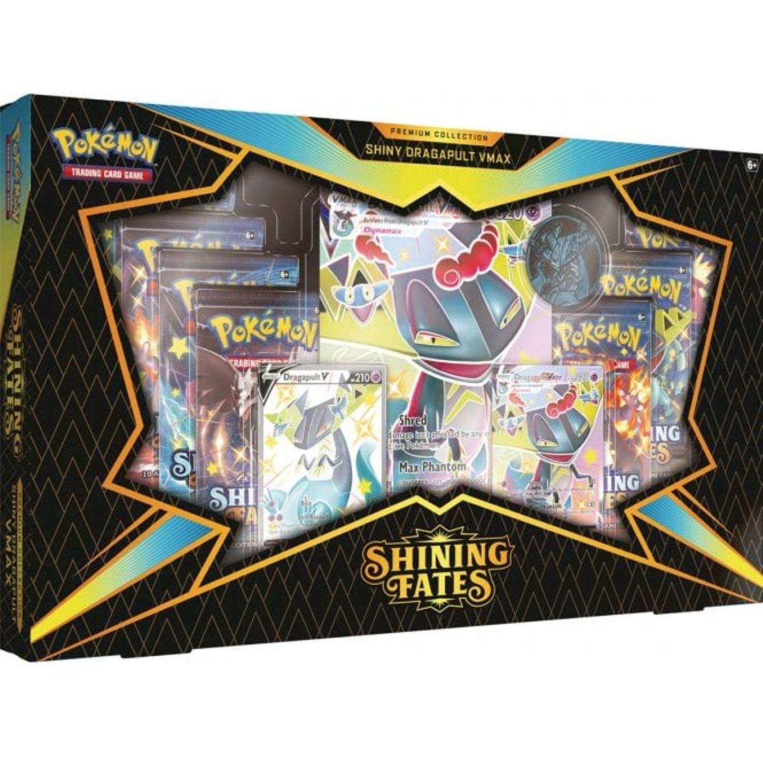 71C8MtNSMtL Pokemon Sword & Shield 4.5 Premium Box Shiny - Dragpult V - Image 1