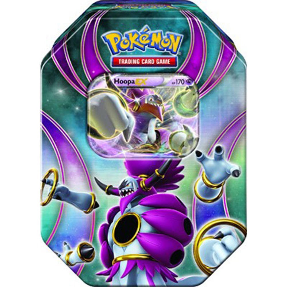 71H0193kz-L Pokemon Tins 2016 Trading Cards Best of Ex Tins Featuring Hoopa Collector Tin - Image 1