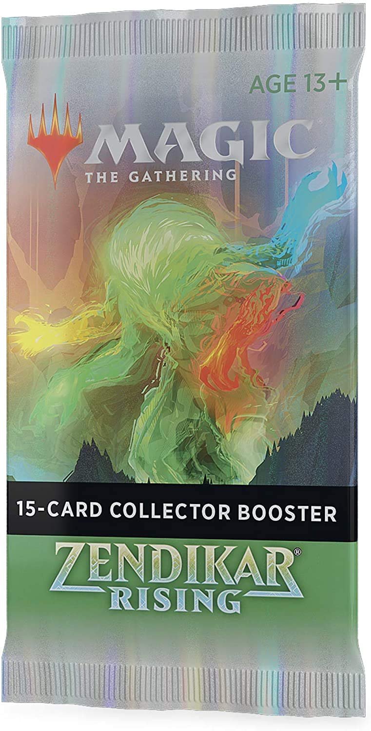 Magic: The Gathering Zendikar Rising Collector Booster (15 Premium Cards Per Pack)