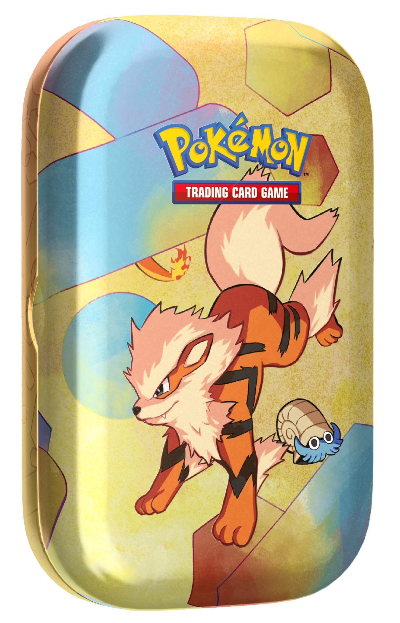 71_Qug7DtpL Pokémon TCG: Scarlet & Violet—151 Mini Tin – Arcanine (2 Booster Packs, 1 Coin & 1 Art Card) - Image 1