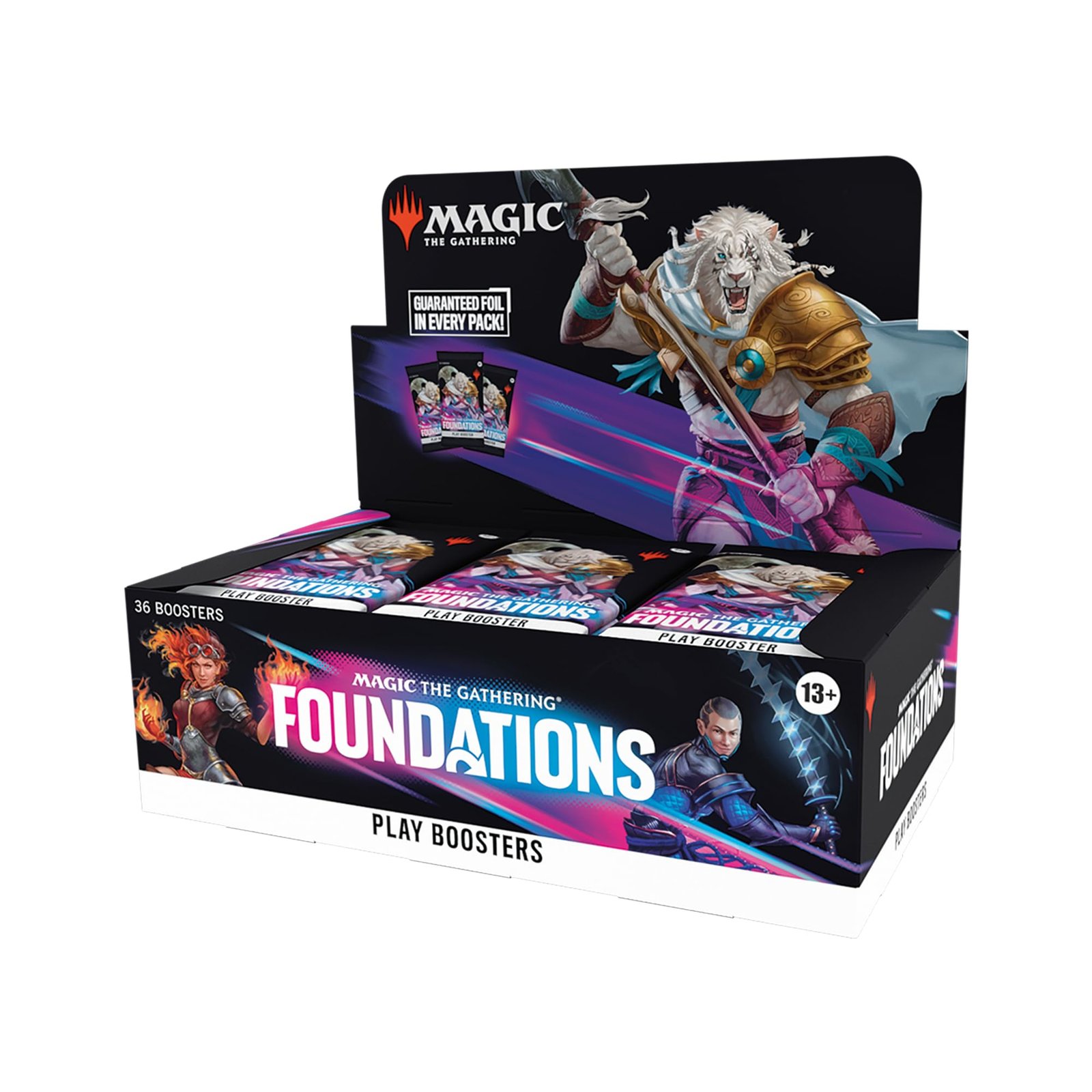 71e8TkStK3L_5a779408-0d70-43f1-95f3-580019fb5c35 Magic: The Gathering Foundations Play Packages Multipack (English Version) - Image 1