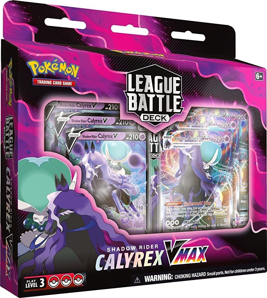 71lU83zjZDL Pokemon Cards: Shadow Rider Calyrex VMAX League Battle Deck, Multicolor - Image 1