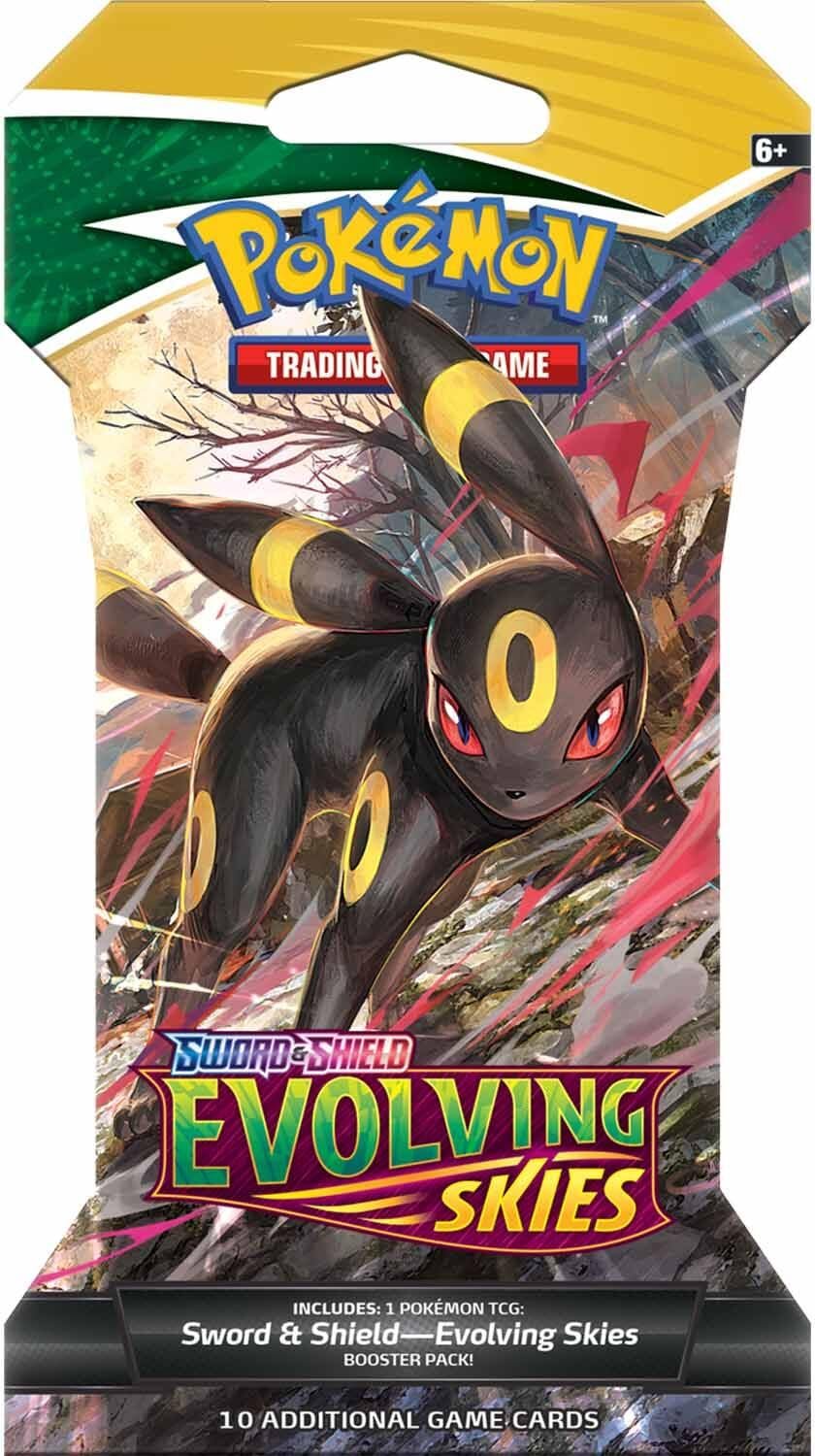Pokemon TCG: Sword & Shield - Evolving Skies Sleeved Single Booster Pack