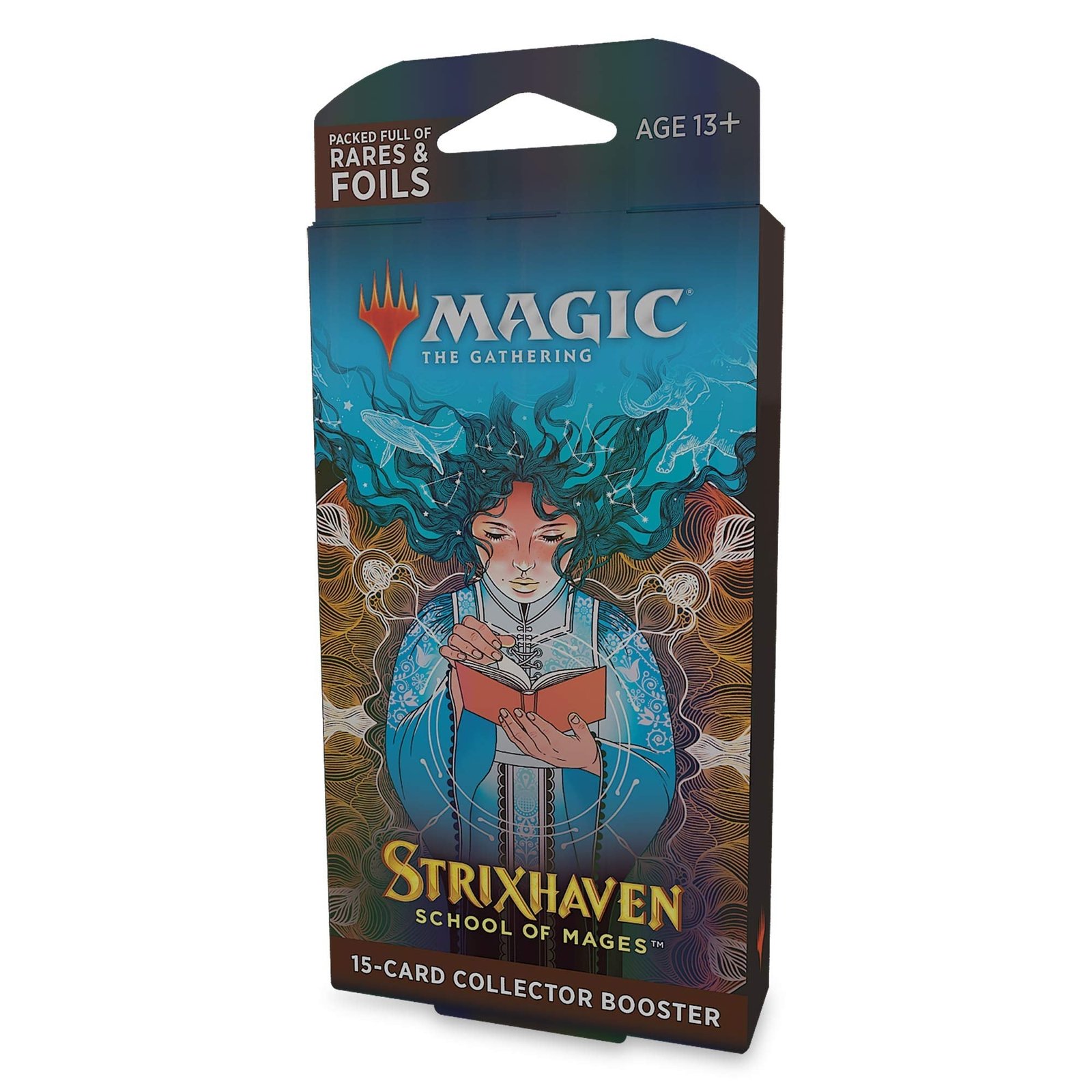 81-0s6ZT6PL Magic The Gathering Strixhaven Collector Booster Pack | 15 Magic Cards, Blue - Image 1