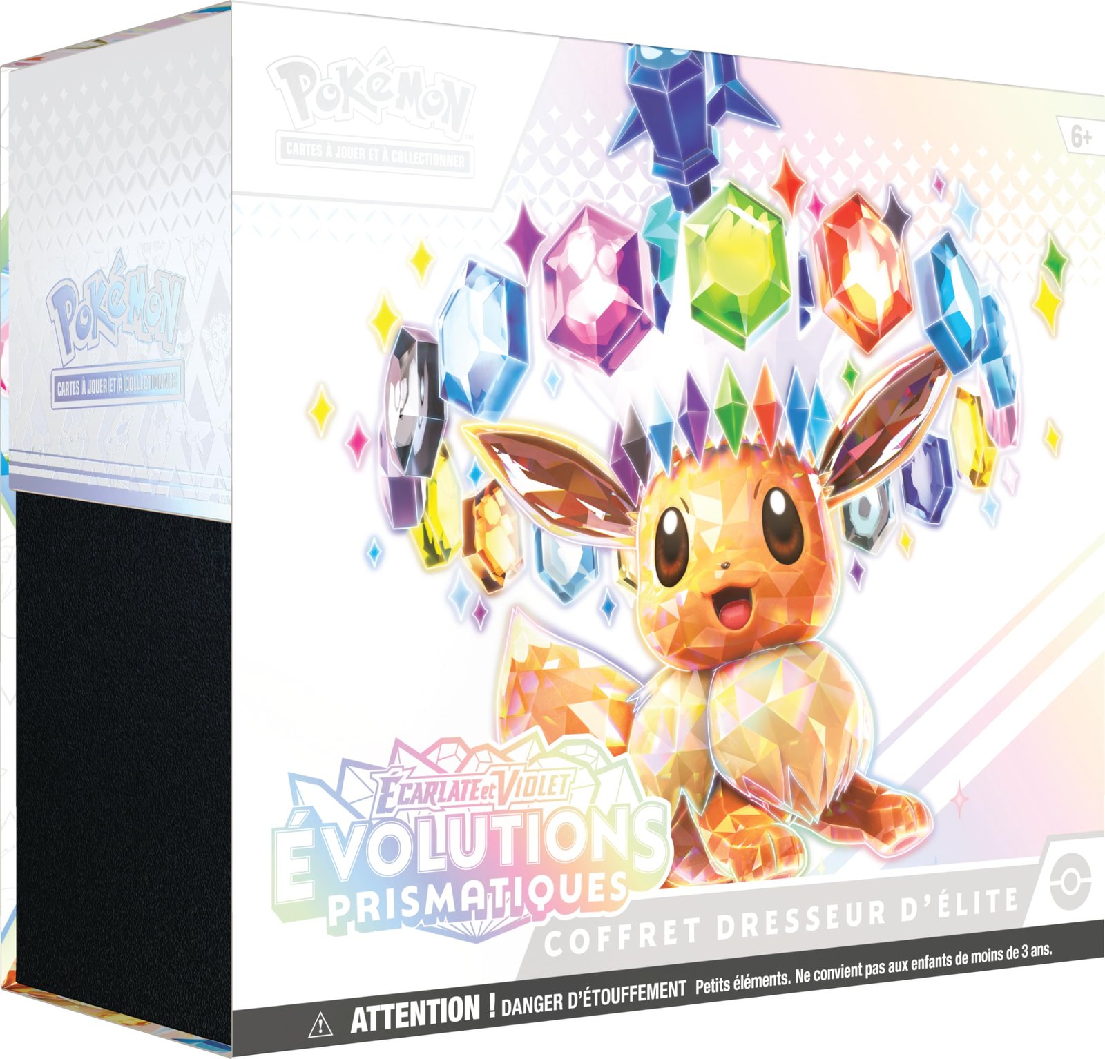 813K6KtVTML Pokemon Scarlet & Purple Elite Trainer Set - Prismatic Evolutions of The Pokemon TCG (1 Fully Illustrated Promo Card, 9 Booster Packs & Premium Game Accessories) - Image 1