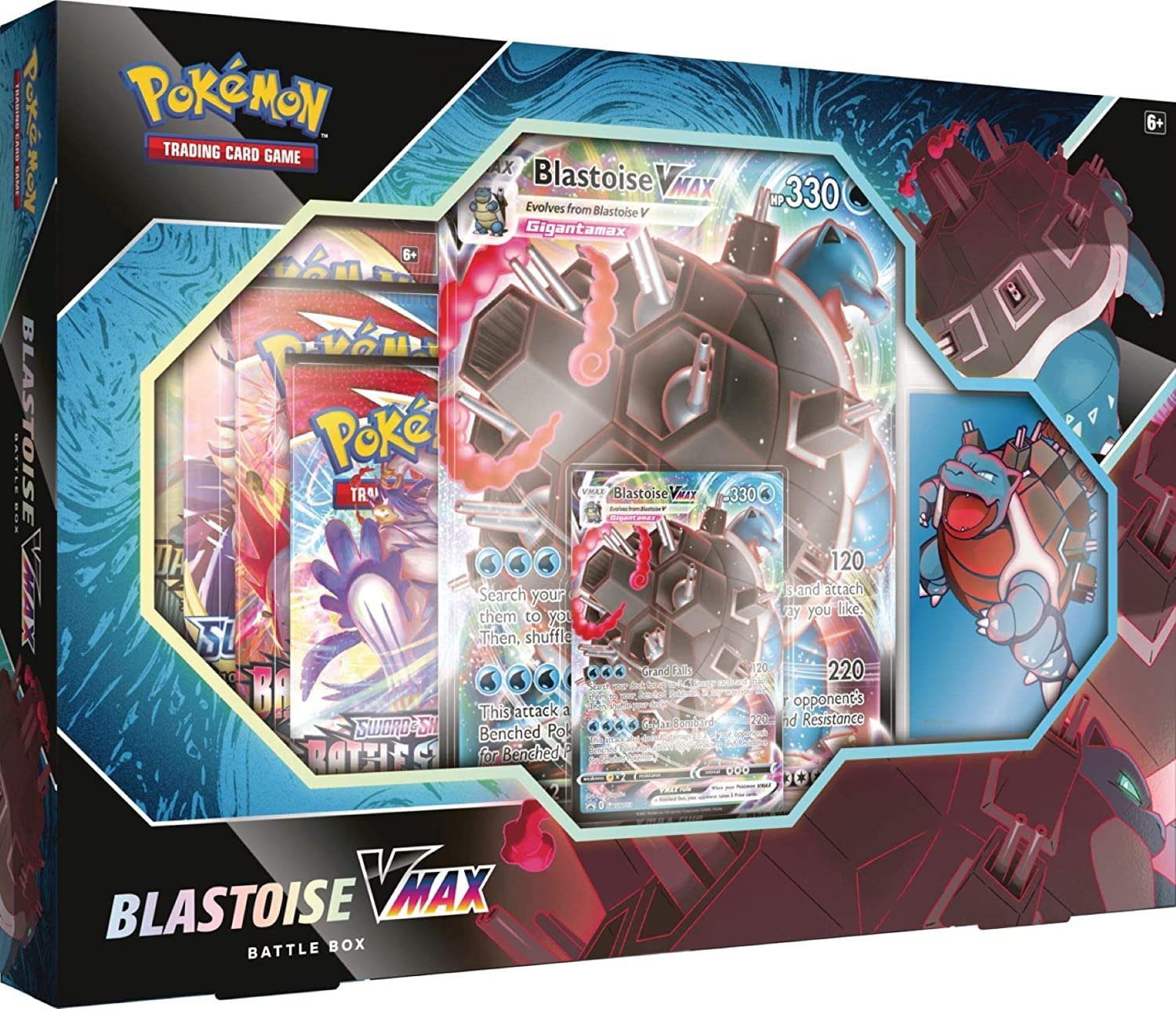818CiiX9eaL Pokemon Blastoise VMAX Box - Image 1