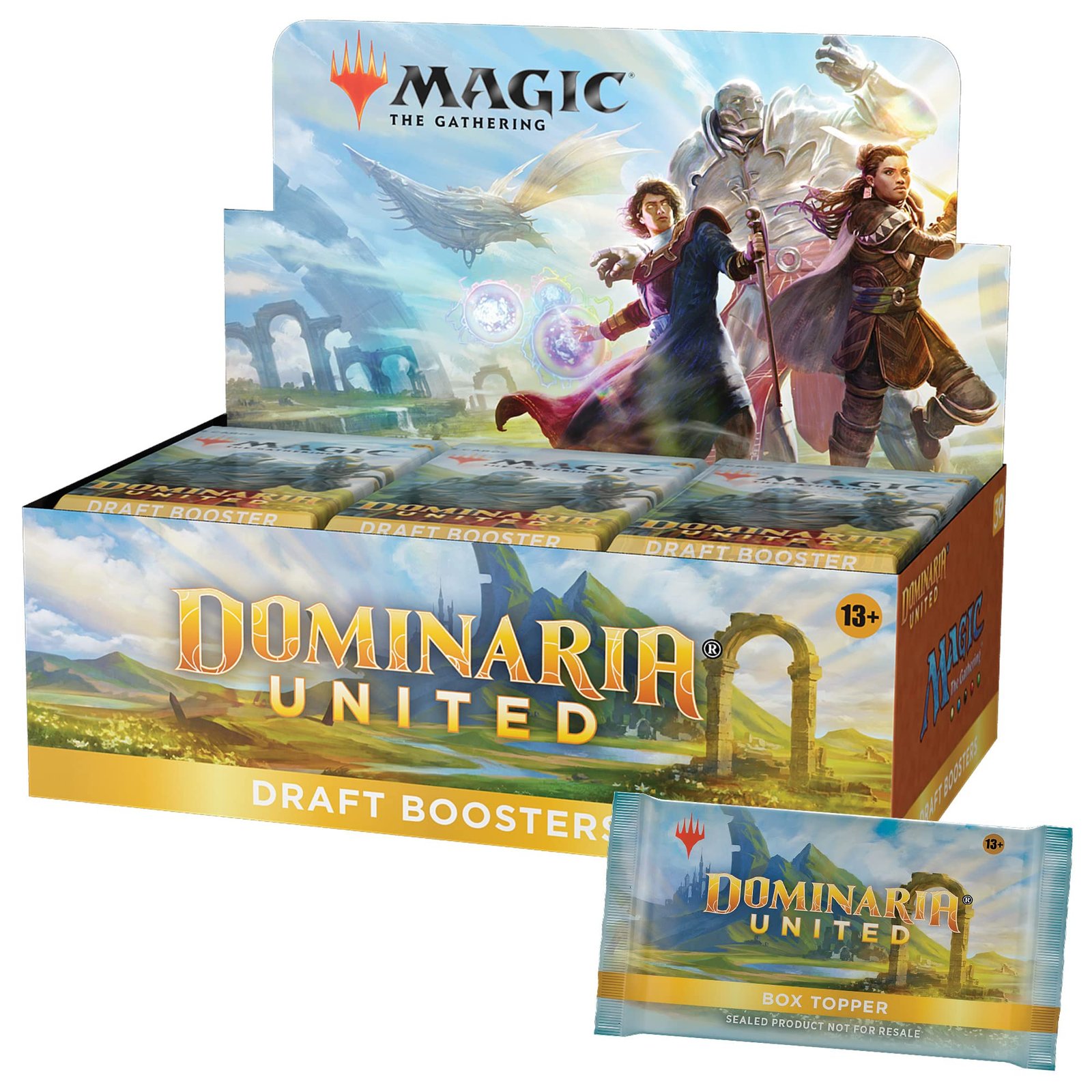 81AJa_pTJVL Magic: The Gathering Dominaria United Draft Booster Box | 36 Packs + Box Topper Card (541 Magic Cards) - Image 1