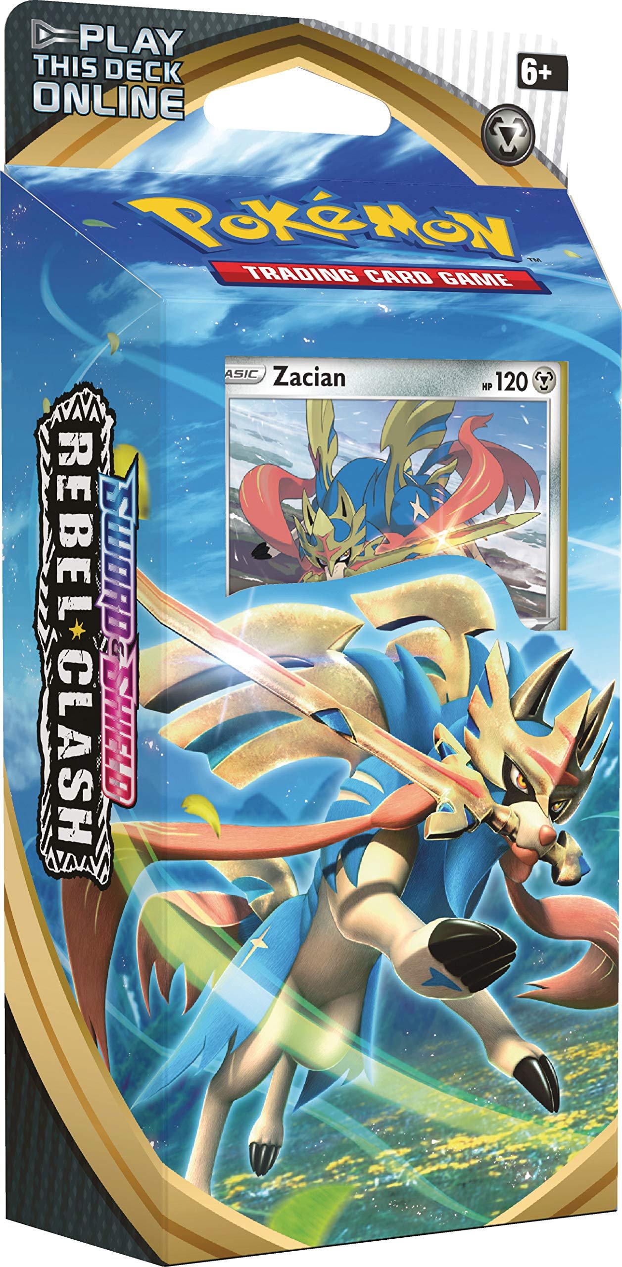 Pokemon TCG: Sword & Shield Rebel Clash Theme Deck Featuring Zacian