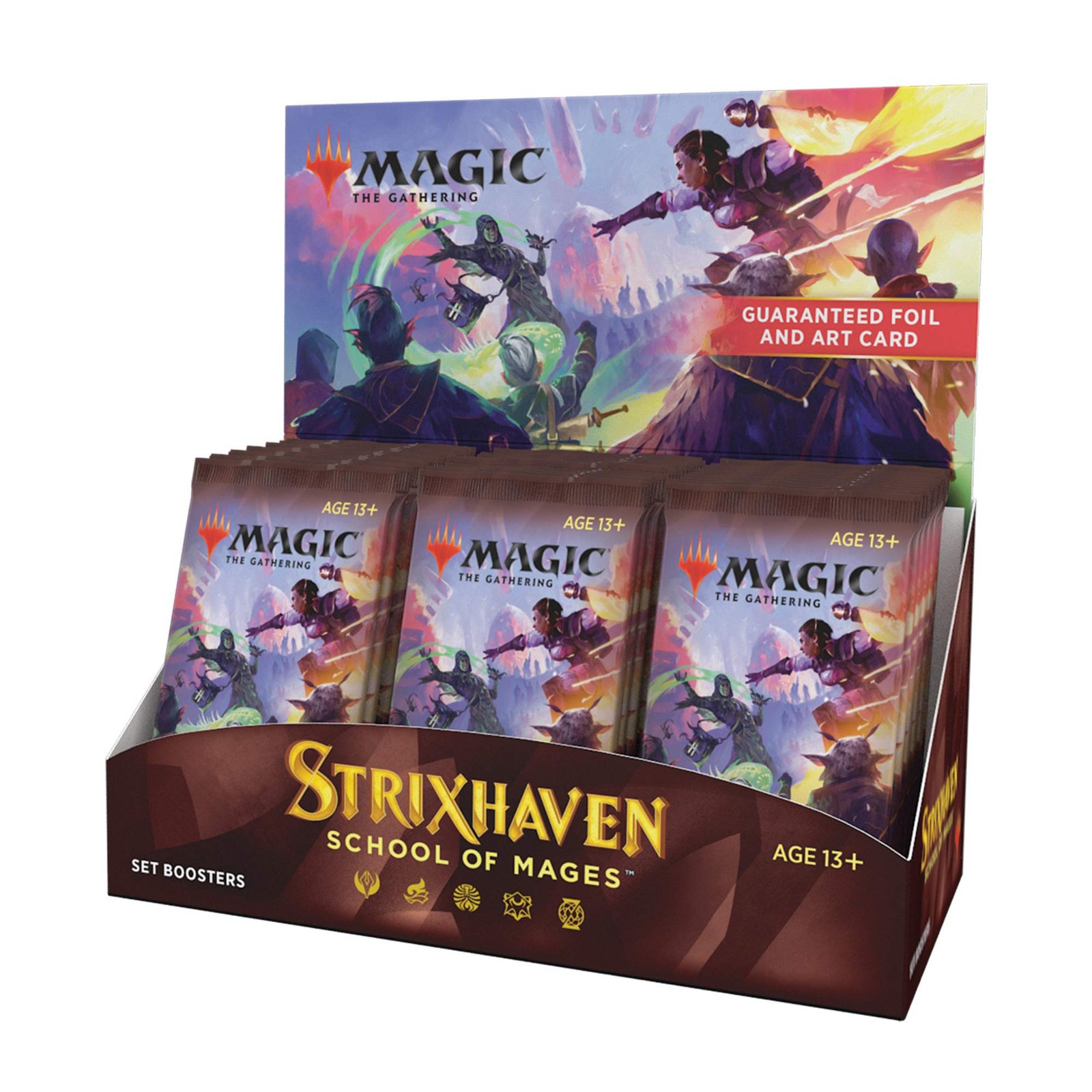 81F0JJX5k7L Magic: The Gathering Strixhaven Set Booster Box | 30 Packs (360 Magic Cards) - Image 1