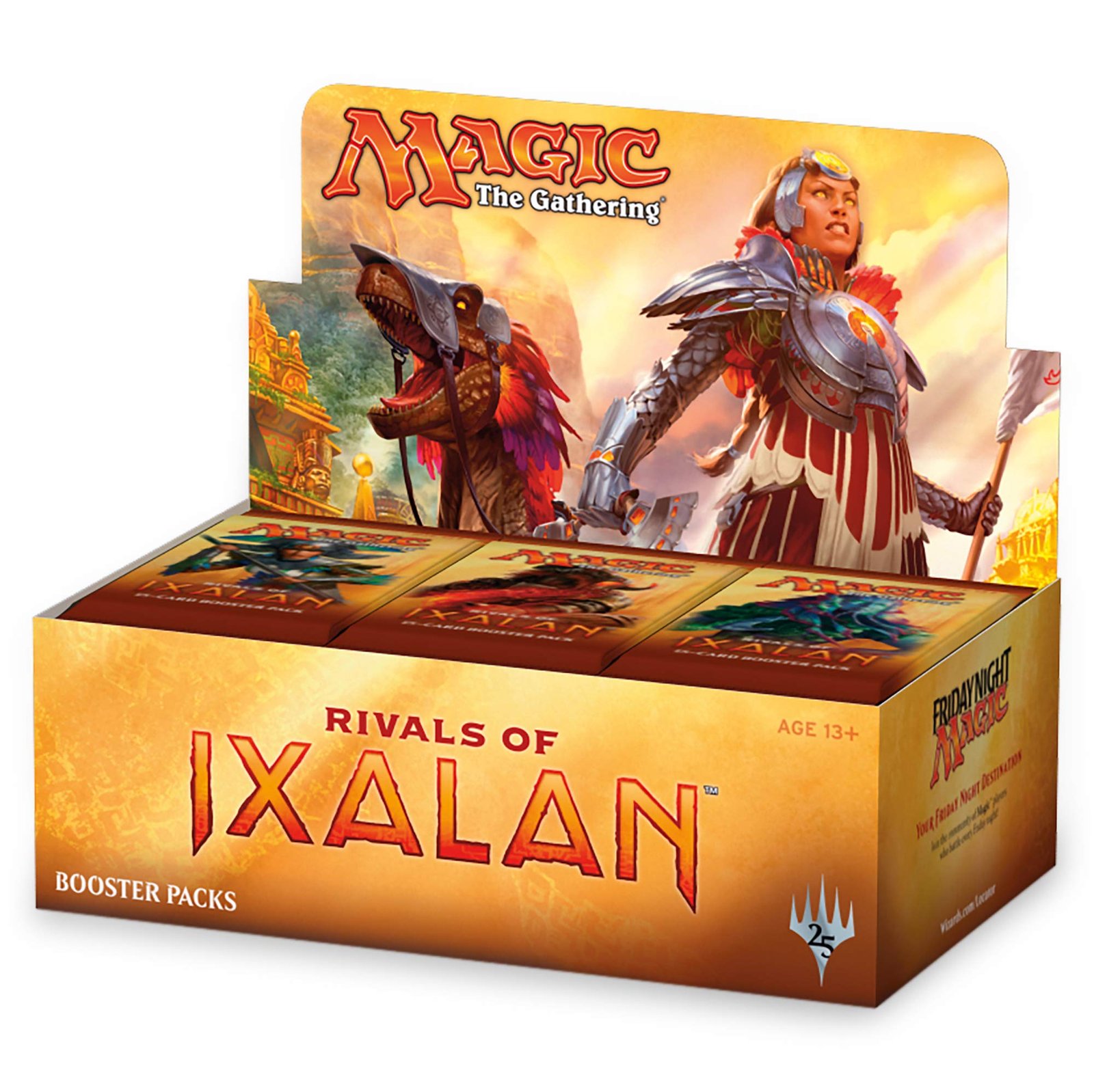 81RQ0hMh15L Magic: The Gathering Rivals of Ixalan Booster Box | 36 Booster Packs (540 Cards) - Image 1