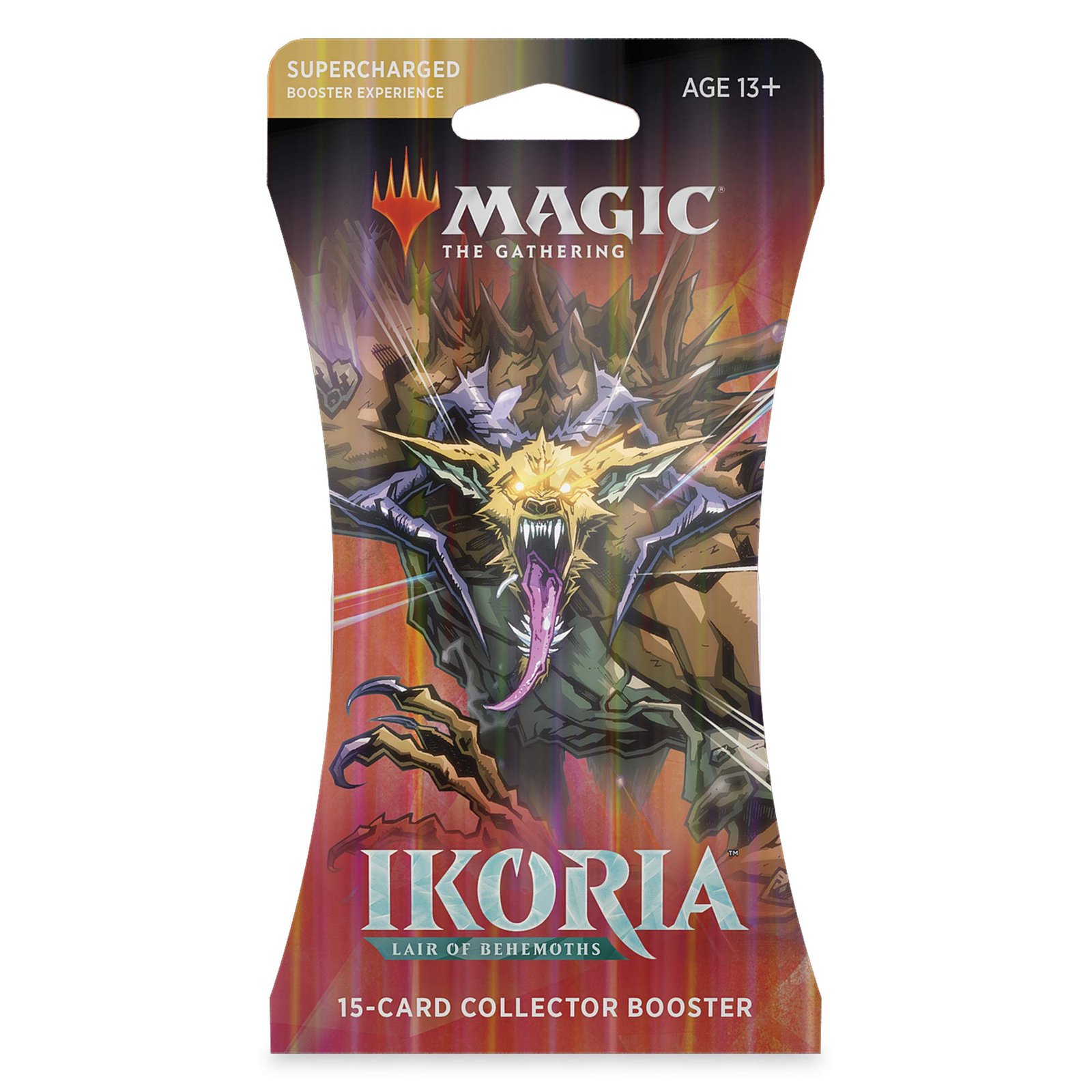 81Tqg7YDzPL Magic: The Gathering Ikoria: Lair of Behemoths Collector Booster | 15 Card Booster Pack | Stylized Collectible Cards (C77470000) - Image 1