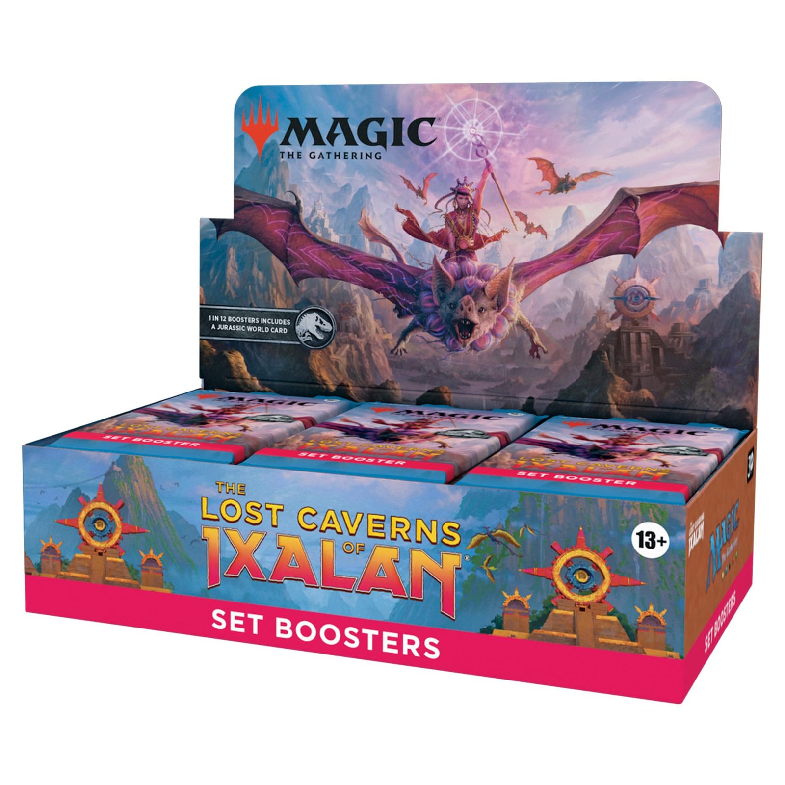 81aljWU7N-L-1 Magic: The Gathering The Lost Caverns of Ixalan Set Boosters Box - 30 Booster Set + 1 Box Topper Card (361 Magic Cards) - Image 1