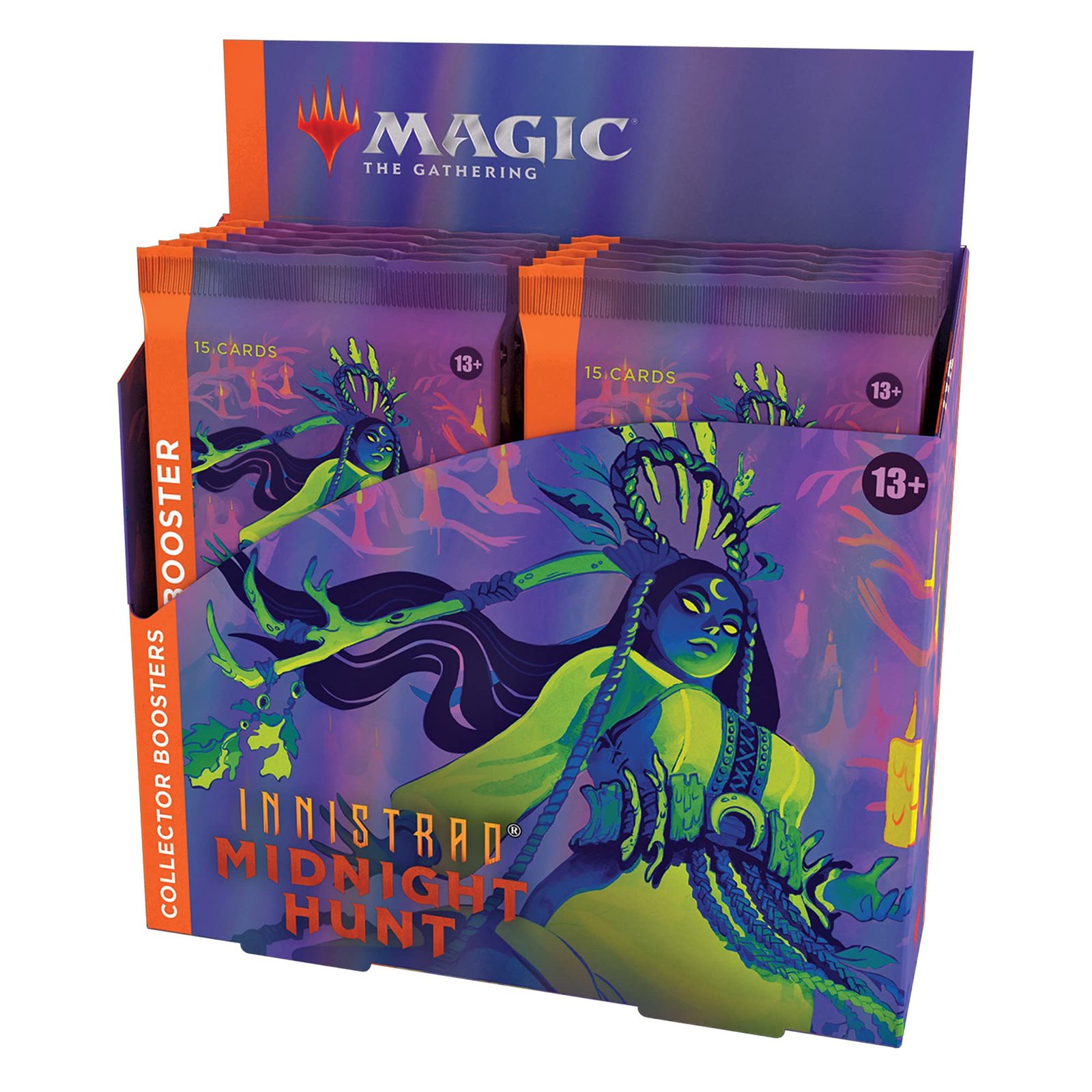 81c9-vRpQzL Magic: The Gathering Innistrad: Midnight Hunt Collector Booster Box, 12 Packs - Image 1