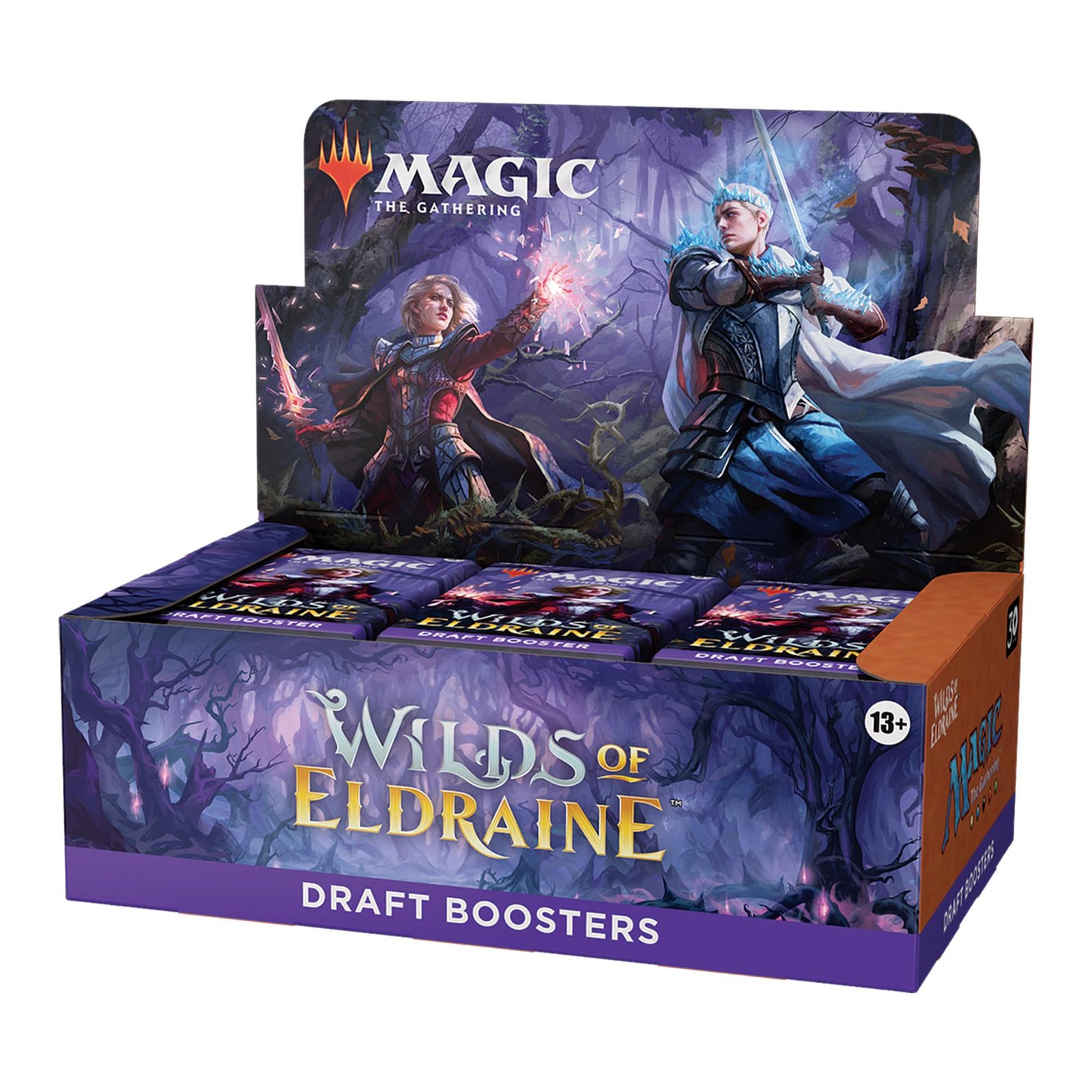 81mDrVt0s9L Magic: The Gathering Wilds of Eldraine Draft Booster Box - 36 Packs (540 Magic Cards) - Image 1