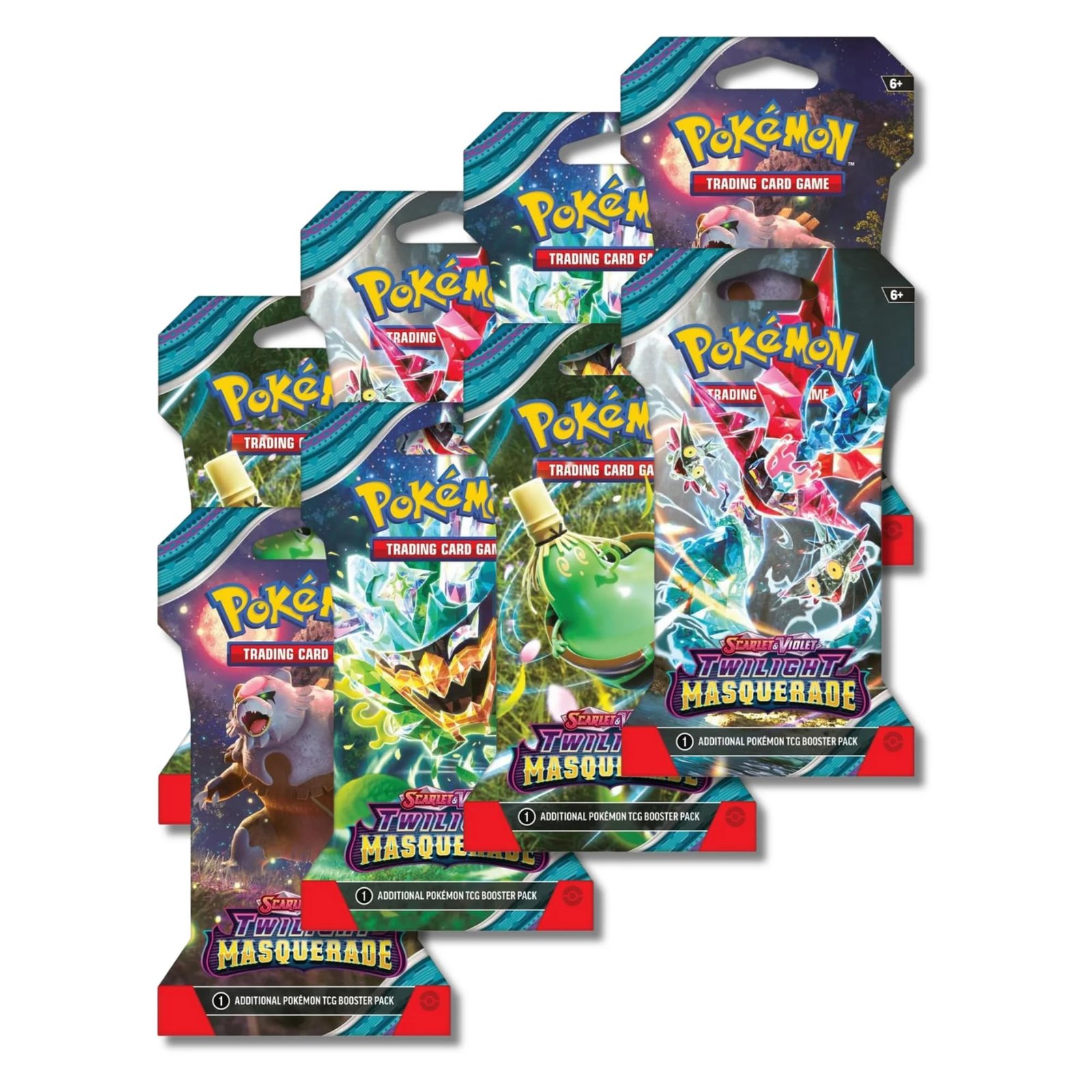 Pokemon Twilight Masquerade Sleeved Booster Packs (8 PACKS)