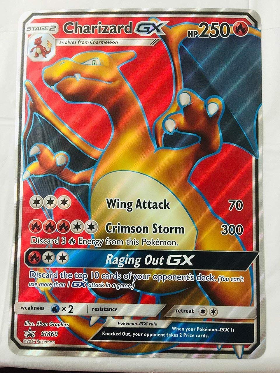 Charizard-GX - SM60 - Full Art Promo - SM Black Star Promo