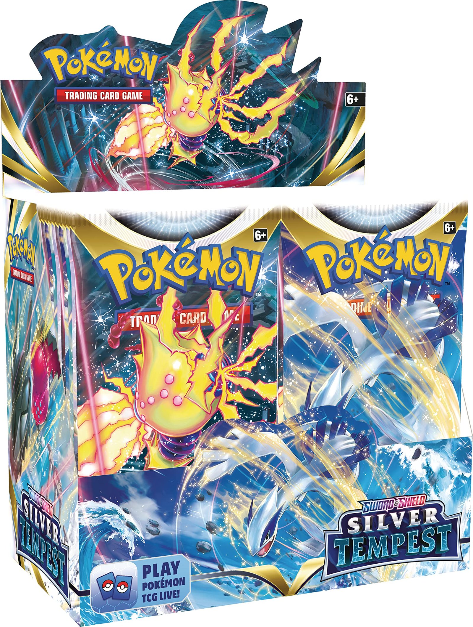 91OkJu1gLpL Pokémon TCG: Sword & Shield Silver Tempest Booster Display Box - Image 1