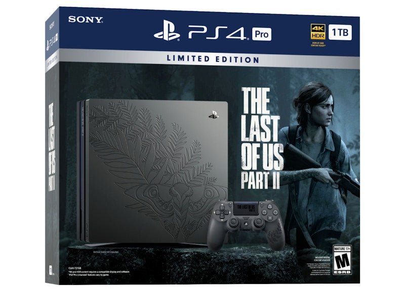 Sony PS4 Playstation 4 Pro 1TB The Last of Us Part 2 Limited Edition Console Bundle 3004136