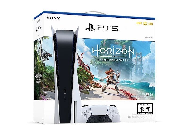 Sony-PlayStation-5-PS5-Blu-ray-Horizon-Forbidden-West-Console-Bundle-1000032115 Sony PlayStation 5 PS5 Blu-ray Horizon Forbidden West Console Bundle (US Plug) 1000032115 / 1000032000