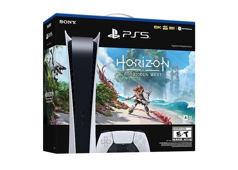 Sony PlayStation 5 PS5 Digital Edition Horizon Forbidden West (JPN Plug) Console Bundle CFIJ-10001