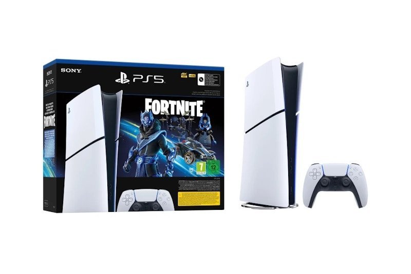 Sony PlayStation 5 PS5 Slim Digital Fortnite Cobalt Star Console (UK Plug)