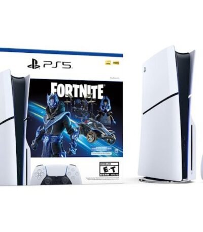 Sony PlayStation 5 PS5 Slim Ultra HD Blu-ray Fortnite Cobalt Star Console (US Plug) 1000045133