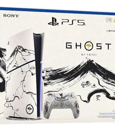 Sony PlayStation 5 PS5 Slim Ultra HD Ghost of Yotei Black Limited Edition Bundle (US Plug)