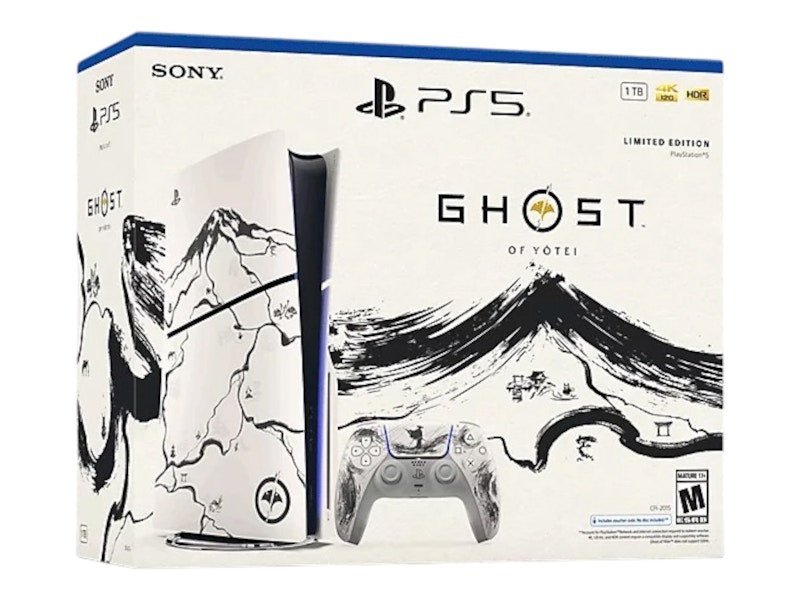 Sony PlayStation 5 PS5 Slim Ultra HD Ghost of Yotei Black Limited Edition Bundle (UK Plug)