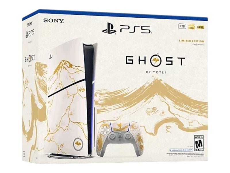 Sony PlayStation 5 PS5 Slim Ultra HD Ghost of Yotei Gold Limited Edition Bundle (UK Plug)