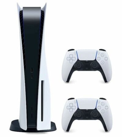 Sony Sony Playstation 5 PS5 Disc Console with Extra DualSense Wireless Controller Bundle (US Plug) 3005718-3005715/3006634