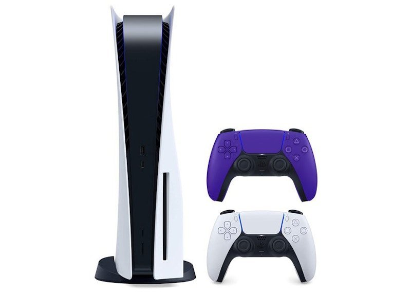 Sony-Playstation-5-PS5-Disc-Console-with-Extra-DualSense-Wireless-Controller-Bundle-3005718-3006396-Glactic-Purple Sony Sony Playstation 5 PS5 Disc Console with Extra DualSense Wireless Controller Bundle (US Plug) 3005718-3006396/3006634