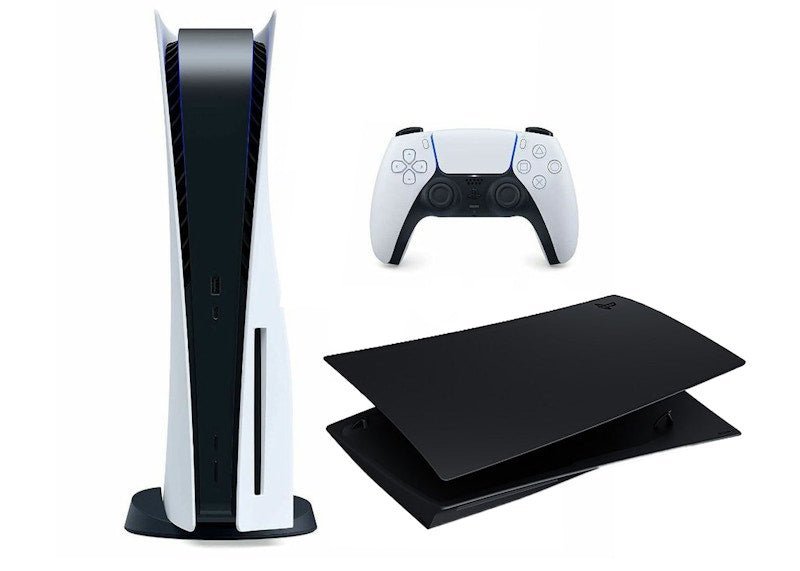 Sony Playstation 5 PS5 Disc Console with PS5 Console Cover (US Plug) 1000032115/1000029754