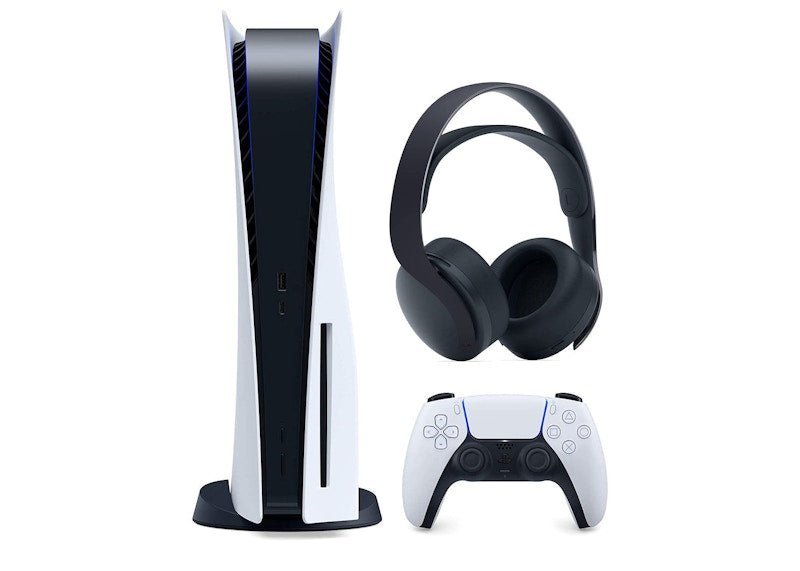 Sony Playstation 5 PS5 Disc Console with PULSE 3D Wireless Gaming Headset 3005718-3006397/3006634