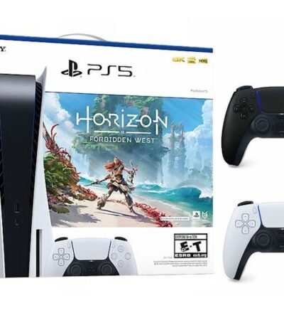 Sony Playstation 5 PS5 Horizon Forbidden West Blu-Ray Console with Extra DualSense Wireless Controller Bundle (US Plug) 1000032115/1000032000-3006392