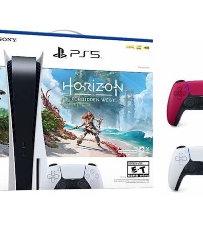 Sony Playstation 5 PS5 Horizon Forbidden West Blu-Ray Console with Extra DualSense Wireless Controller Bundle (US Plug) 1000032115/1000032000-3006393
