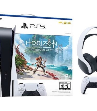 Sony Playstation 5 PS5 Horizon Forbidden West Blu-Ray Console with PULSE 3D Wireless Gaming Headset 1000032115/1000032000-3005688