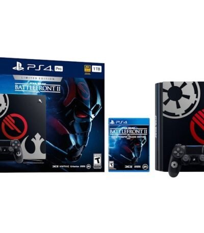 Sony Playstation PS4 Pro 1TB Star Wars Battlefront II Console Bundle 3002421