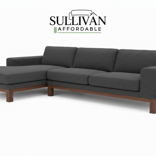 L-Shaped Sectional Sofa with Sullivan Affordable logo