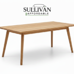 Rectangular Wooden Dining Table with Sullivan Affordable logo